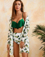 Set de Bikini 3 pcs con Salida de Baño